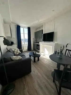 Télévision ou salle de divertissement dans l'établissement Les Oliviers - Centre ville de Saumur
