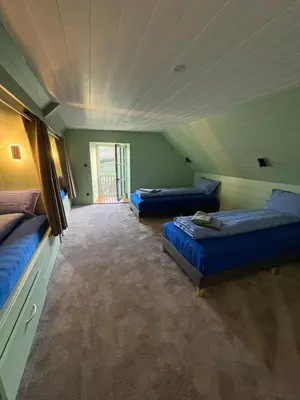 Un ou plusieurs lits dans un hébergement de l'établissement Maison au cœur des châteaux de la Loire - Proche Chambord - Loire à vélo - Les Glycines