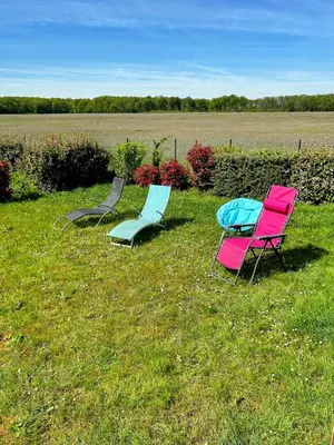 Plan de l'établissement Evasion nature Bungalow vue sur la faune locale