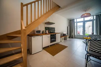 Cuisine ou kitchenette dans l'établissement Le Secret De Zoé - Terrasse - Parking