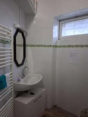 Salle de bains dans l'établissement Au Cœur de Lignières