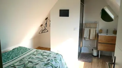 Un ou plusieurs lits dans un hébergement de l'établissement Maison des Hirondelles