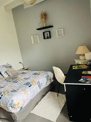Un ou plusieurs lits dans un hébergement de l'établissement Maison entre Saumur et Montreuil Bellay La Motte