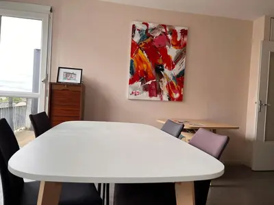 Coin salon dans l'établissement Appartement entier avec 2 terrasses
