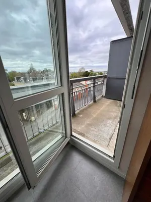 Balcon ou terrasse dans l'établissement Appartement entier avec 2 terrasses