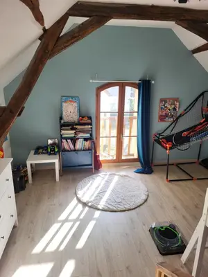 Un ou plusieurs lits dans un hébergement de l'établissement maison 3 chambres 24h le mans