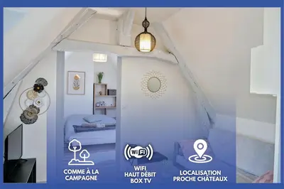 Plan de l'établissement Tranquillité, Parking, Proche Châteaux de la Loire