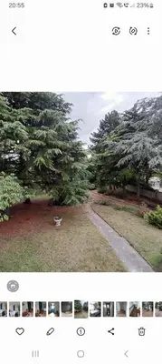 Jardin de l'établissement Belle maison proche du futuroscope