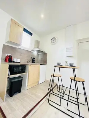 Cuisine ou kitchenette dans l'établissement Bascule Rive Gauche - WiFi - 2 Guests