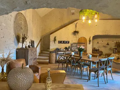 Coin salon dans l'établissement BENE A CASA Chambres d'hôtes