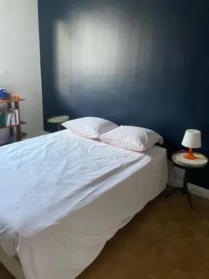 Un ou plusieurs lits dans un hébergement de l'établissement Appartement de Laura