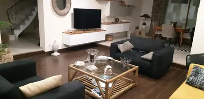 Télévision ou salle de divertissement dans l'établissement Villa blue Velvet