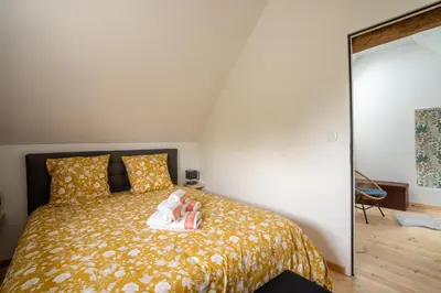 Un ou plusieurs lits dans un hébergement de l'établissement Aux 4 Ailes - 20 min from Beauval Zoo - 4 people