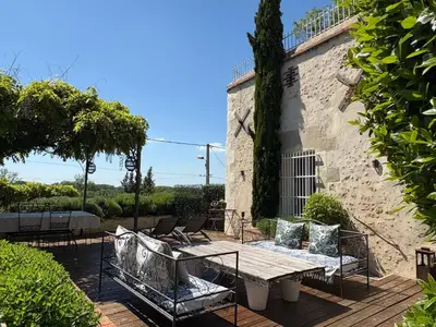 Jardin de l'établissement Le Lavandier