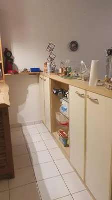 Cuisine ou kitchenette dans l'établissement L'Opale - Chez L'habitant