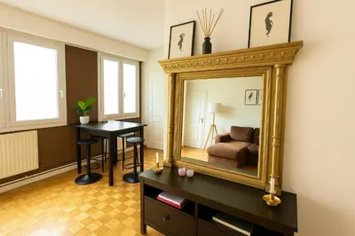Coin salon dans l'établissement Appartement hyper centre avec Garage privé