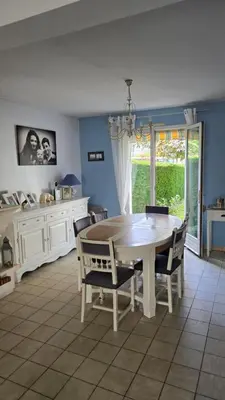 Cuisine ou kitchenette dans l'établissement Le Bleuet de Montbazon