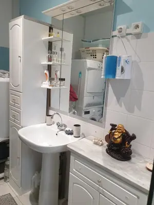 Salle de bains dans l'établissement Une petite campagne en ville