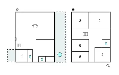 Plan de l'établissement Cozy Home In Blois With Wifi