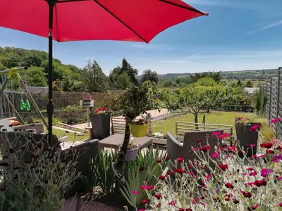 Jardin de l'établissement Gites les petits Châteaux