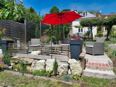 Jardin de l'établissement Gites les petits Châteaux