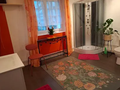 Un ou plusieurs lits dans un hébergement de l'établissement Villa, vue panoramique Loire Blois