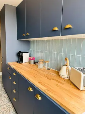 Cuisine ou kitchenette dans l'établissement Nid doux