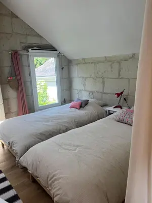 Un ou plusieurs lits dans un hébergement de l'établissement La maison familiale des bords de Loire