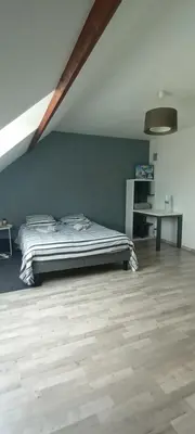 Un ou plusieurs lits dans un hébergement de l'établissement Chambre circuit des 24 heures