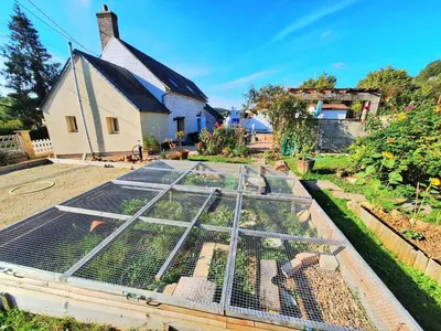 Jardin de l'établissement maison dans la Prairie