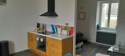 Cuisine ou kitchenette dans l'établissement Tandem Anjou Touraine