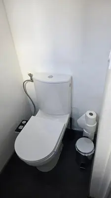 Salle de bains dans l'établissement Maison