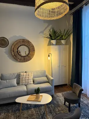 Plan de l'établissement Quartier Vieux Tours, Grand studio avec coin chambre