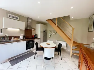 Cuisine ou kitchenette dans l'établissement Charmant gîte à Chailles près de Blois avec jardin et WIFI - FR-1-491-468