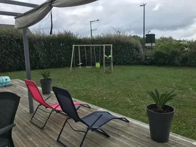 Jardin de l'établissement Maison Changé 4 chambres
