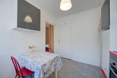 Cuisine ou kitchenette dans l'établissement Le Terminus Gare de Tours