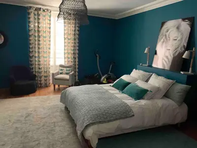 Un ou plusieurs lits dans un hébergement de l'établissement La Grande Maison