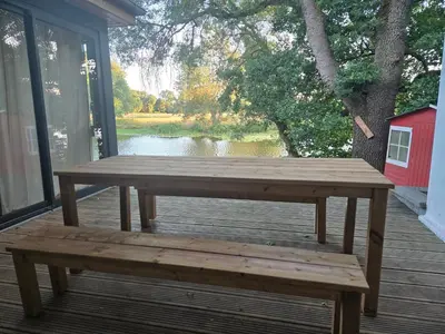 Vue sur la rivière ou le fleuve situé(e) à proximité de la maison de vacances