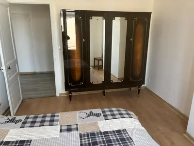 Un ou plusieurs lits dans un hébergement de l'établissement Appartement centre ville Chateau-Renault