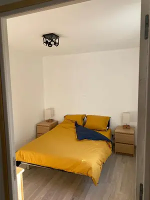 Un ou plusieurs lits dans un hébergement de l'établissement Maison proche toutes commodités