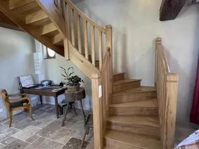 Plan de l'établissement Superbe Gîte Éco-rénové au Calme, Proche Châteaux - FR-1-381-622