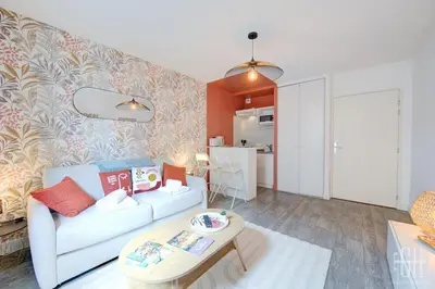 Cuisine ou kitchenette dans l'établissement Le 36 Quai -Tours Gare au pied de l'immeuble - Hyper Centre