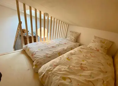 Un ou plusieurs lits dans un hébergement de l'établissement Le Loft du Pré - Maison d'architecte - Le Mans