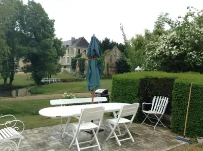 Jardin de l'établissement La Maison d'Ambre