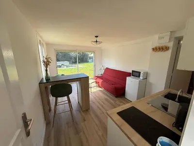 Cuisine ou kitchenette dans l'établissement Appartement type 2 à corné