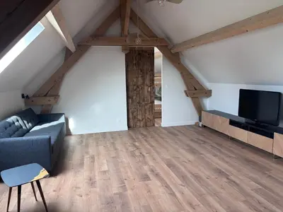 Télévision ou salle de divertissement dans l'établissement Gîte La Marnière