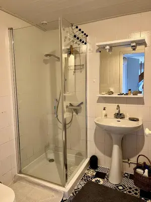 Salle de bains dans l'établissement La petite maison