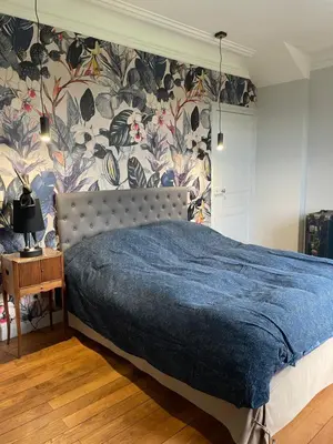 Un ou plusieurs lits dans un hébergement de l'établissement Chateau aux portes du circuit des 24h