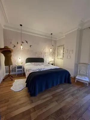 Un ou plusieurs lits dans un hébergement de l'établissement Chateau aux portes du circuit des 24h