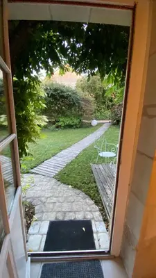 Jardin de l'établissement La tonnelle de Thoré